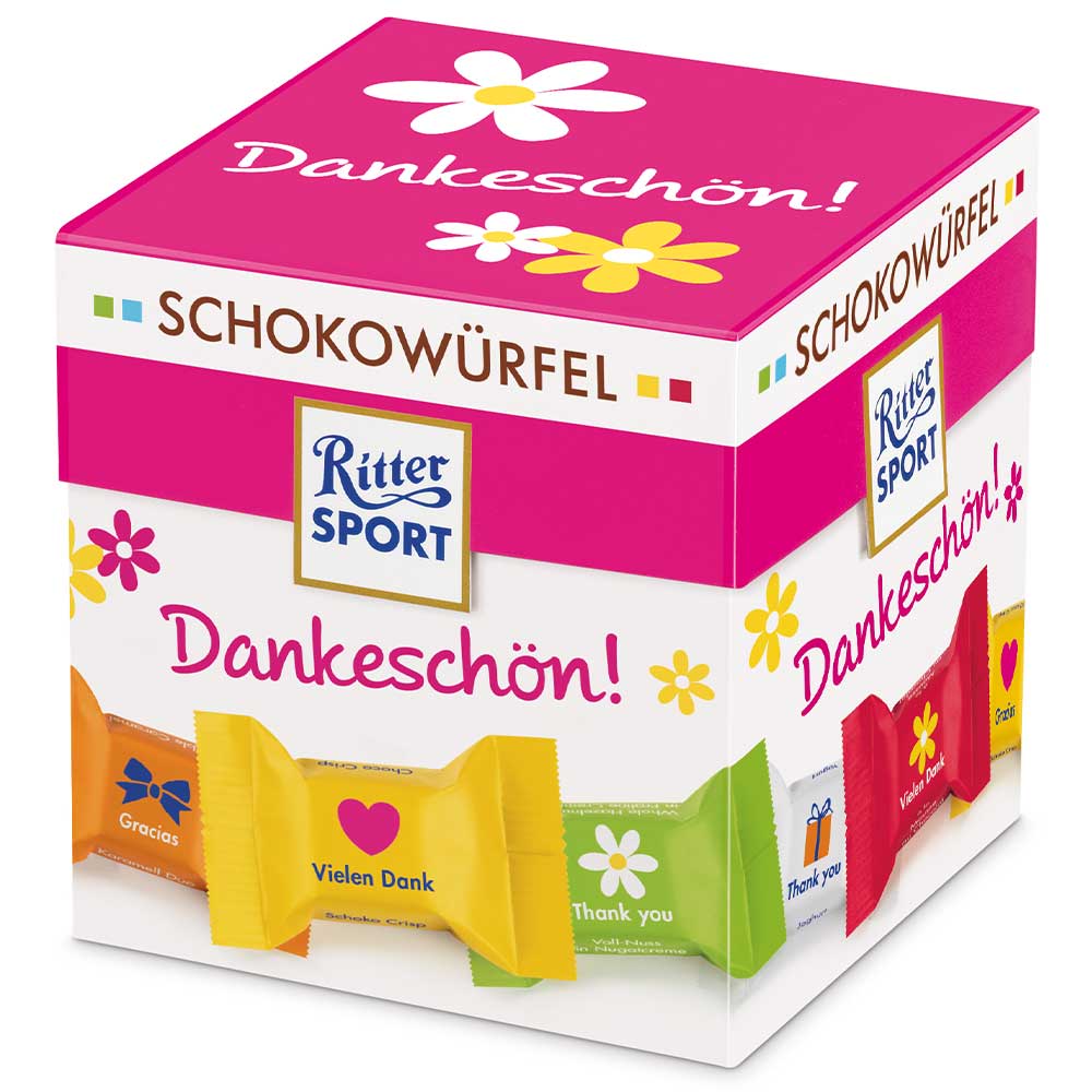 Ritter Sport Schokowürfel Dankeschön 22шт